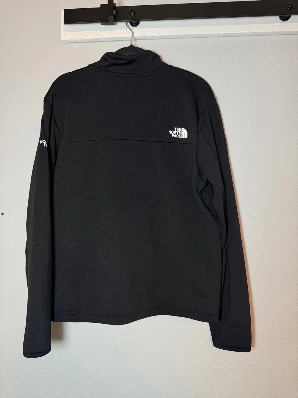 The North Face Aim Full Zip Fleece Jacket Medium Black Mens Unisex